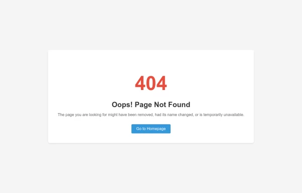 Error Page