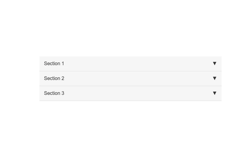 Accordion - Expandable Content Sections