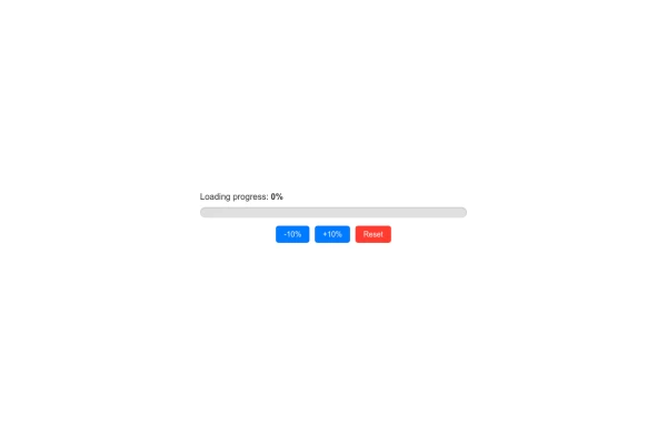 Animated Progress Bar With CSS