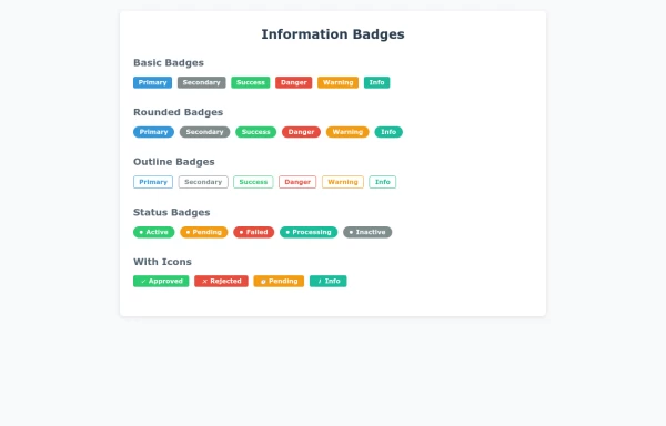 Badges designs