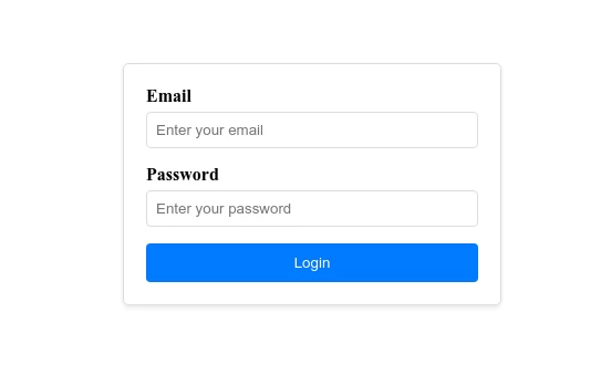 Basic Login Form