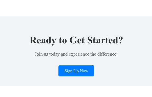 Call to Action Banner