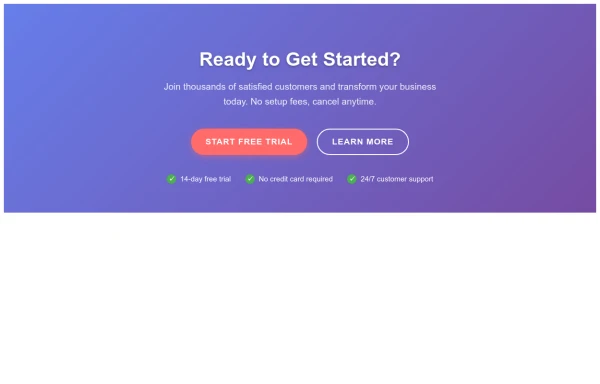 Call to Action Button with Hover Animation