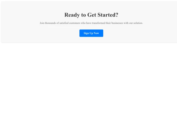 Call to Action Section