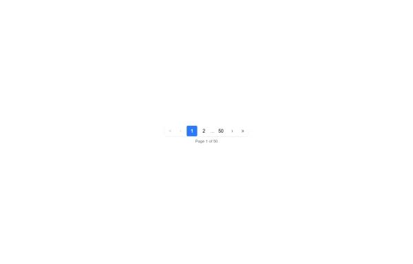 Compact Pagination CSS component