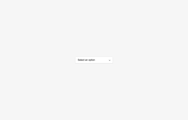 CSS-Only Hover Dropdown Select Menu