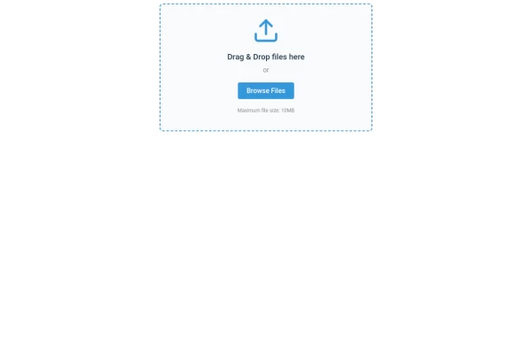 Customizable File Upload Input with Progress Bar
