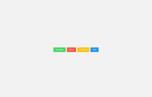 Customizable Toast Alert Component for Websites