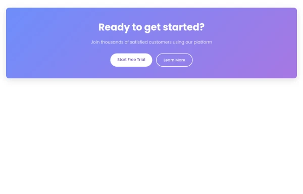 Dynamic Call-to-Action Banner with Gradient Background