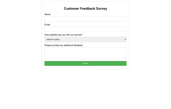 FeedBack Form