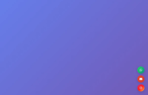Fixed Contact Button Panel with WhatsApp Email Instagram Icons