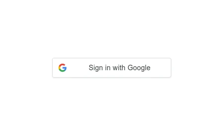 Google Login Button Example