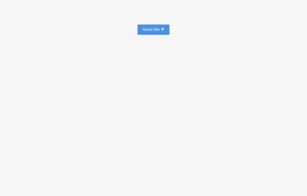 Hover-Activated Dropdown Menu