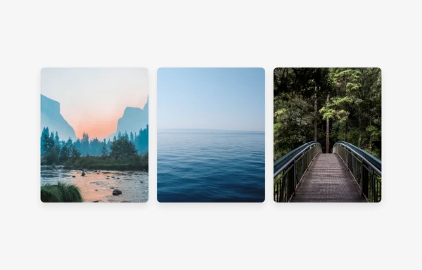 Image Cards with Gradient Hover Effect