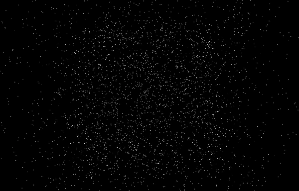 Interactive 3D Particle Background