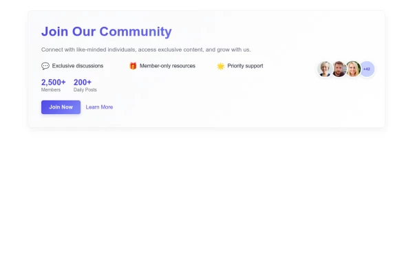 Join Our Community Banner - Connect, Share, Grow Together