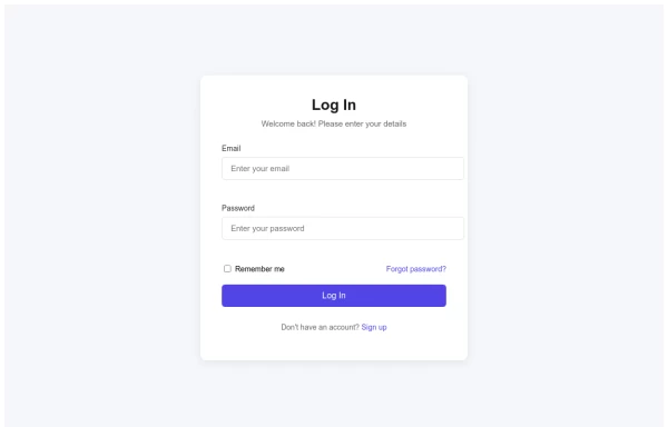 Login Form