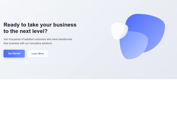 Minimalist Call-to-Action Design with Gradient Accents