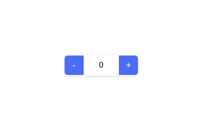 Number Counter Input with Increment/Decremet Buttons