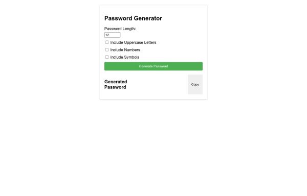 Password Generator