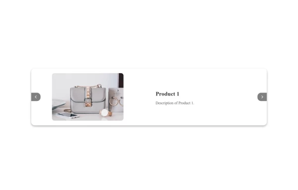 Product Carousel with 3D Hover Effect