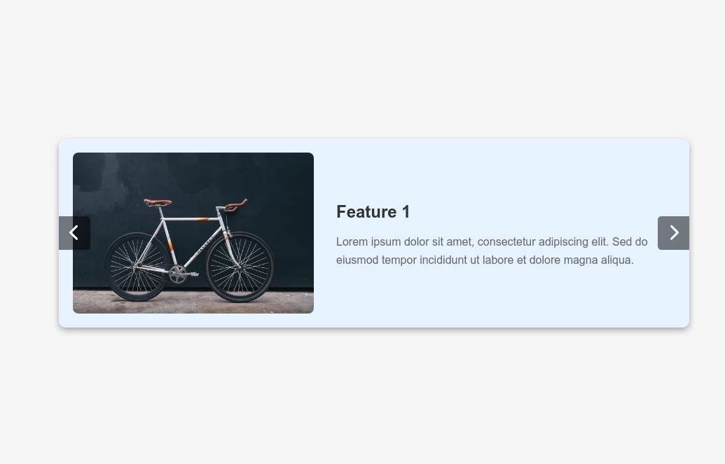 Product Feature Carousel with 3D Effects