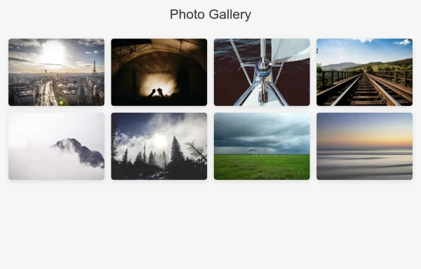 Responsive Image Gallery with Lightbox