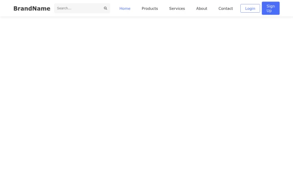 Responsive Navigation Bar with Dropdown Menu