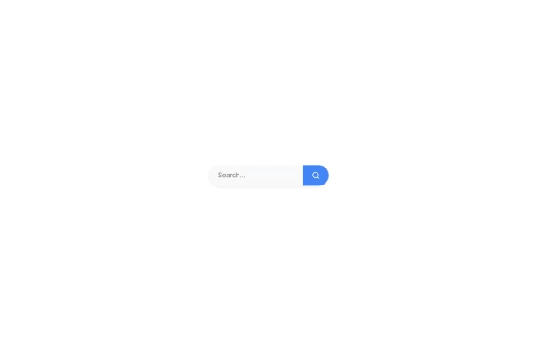Responsive Search Bar with Animated Effects