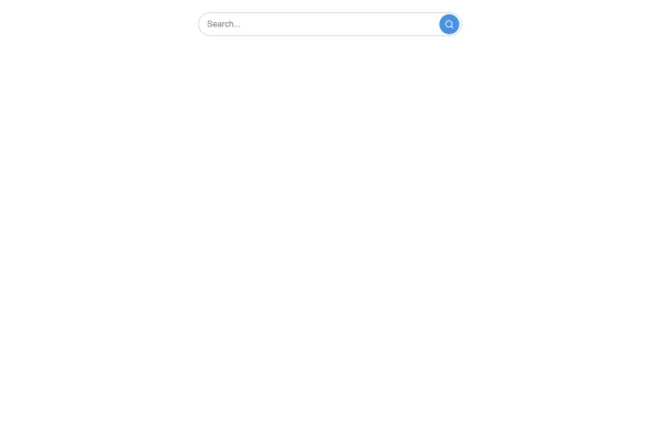 Responsive Search Bar with Button