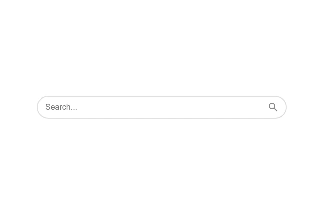 Responsive Search Input with Icon Animation