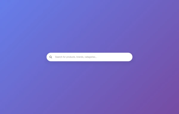 Search Input Component with Dropdown Results