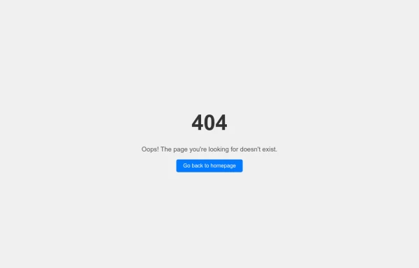 404 Page