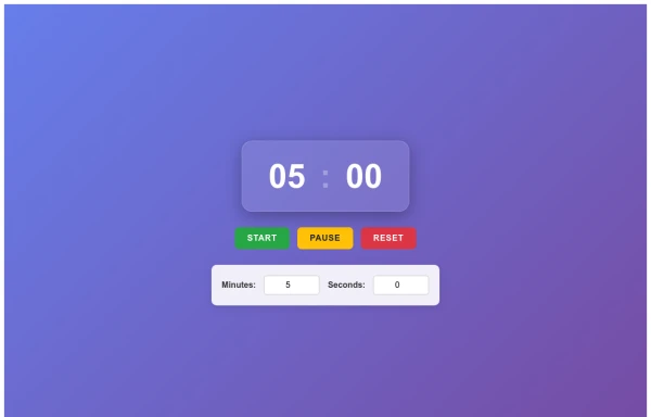 Simple Countdown Timer Component