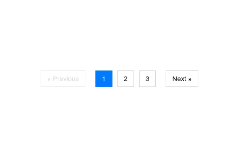 Simple Pagination Component