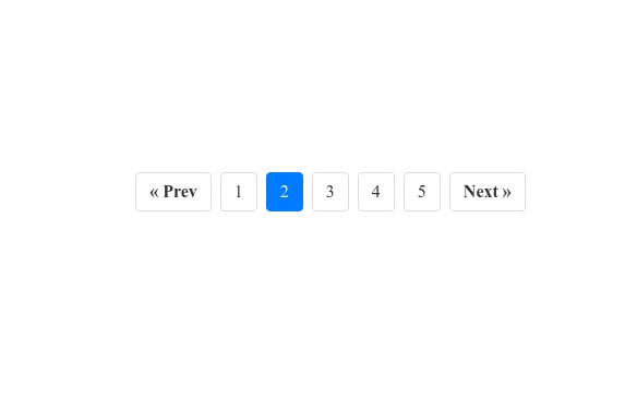 Simple Pagination Component