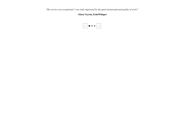 Simple Testimonial with Carousel