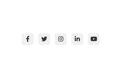 Social Media Icons Bar