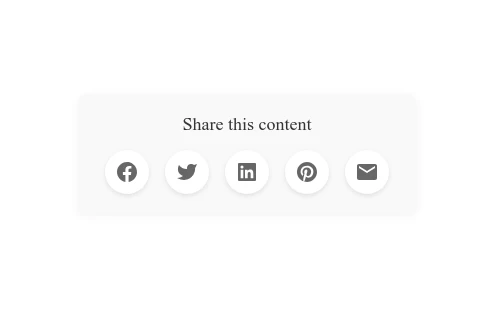Social Media Share Buttons