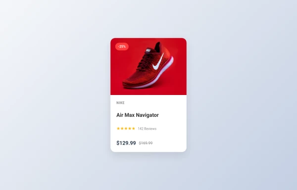 Stunning E-commerce Product Card with Elegant Hover Animation