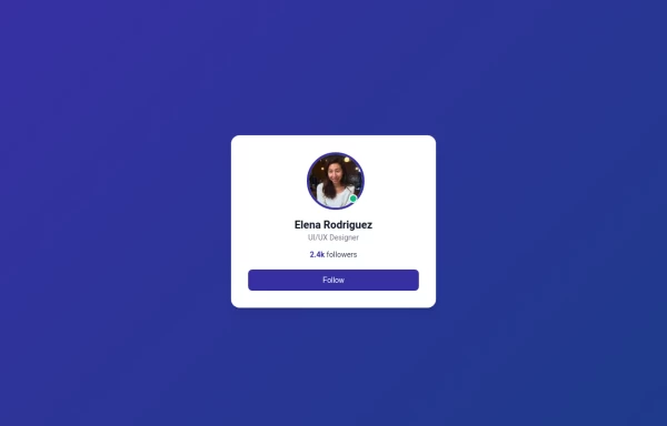 User Avatar Card