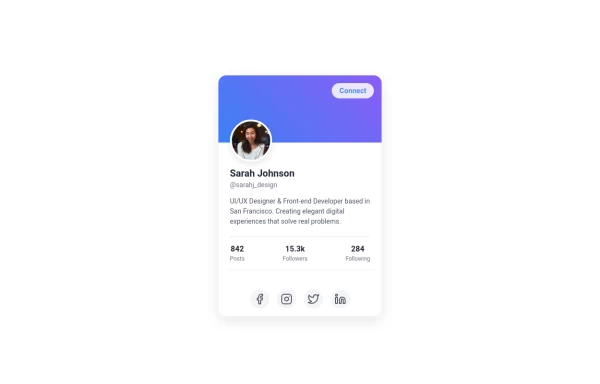 User Profile Card
